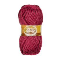 Пряжа ADELIA " FAST" 78% акрил, 22% шерсть 3 * 150г 45 м №07 бордовый. Цена за упаковку 3 шт