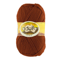 Пряжа ADELIA "TINA" 100% акрил 5 * 100 г 308 м №092 терракотовый. Цена за упаковку 5 шт