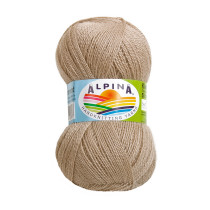 Пряжа ALPINA " KLEMENT" 80% альпака, 20% мериносовая шерсть 4 * 50г 300 м №14 бежевый. Цена за упаковку 4 шт