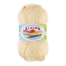 Пряжа ALPINA " SATI" 100% мерсеризованный хлопок 10 * 50г 170 м №004 шампань. Цена за упаковку 10 шт