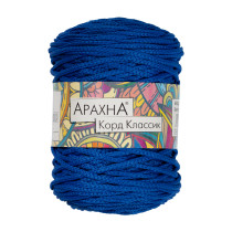 Пряжа ARACHNA " Cord Classic" 100% полиэфир 3 * 200 г ± 10 г 100 м №09 яр. синий. Цена за упаковку 3 шт