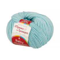 Пряжа из Троицка " Кроха" 80% акрил, 20% шерсть 10 * 50г 135 м №222 голубая бирюза. Цена за упаковку 10 шт