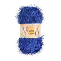 Пряжа VISANTIA " TRAFKA" 100% полиэстер 5 * 100 г 150 м №0004 яр. синий. Цена за упаковку 5 шт