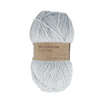 Пряжа Пехорская ПТ " Молодежная" 91% акрил, 9% полиамид 200 г 280 м №386 св. серый меланж. Цена за упаковку 5 шт