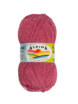 Пряжа ALPINA " ROLAND" 100% альпака 4 * 50г 200 м №38 т. розовый. Цена за упаковку 4 шт