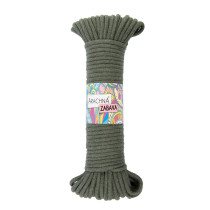 Пряжа ARACHNA " ZABAVA" 51% хлопок, 49% полиэстер 3 * 330 г ± 10 г 25 м №806 хаки. Цена за упаковку 3 шт.