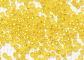 Бисер Чехия круглый 10/0 500г 87010m жёлтый матовый
