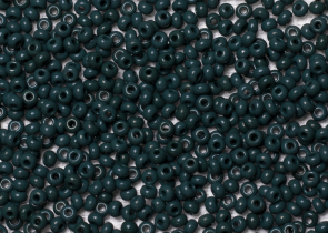 Бисер Чехия круглый 10/0 500г 53270 тёмно-зелёный
