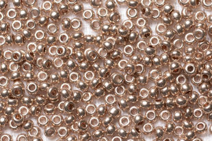 Бисер Чехия круглый 10/0 500г 18112 светло-медный/металлик