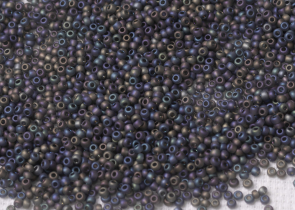 Бисер Чехия круглый 10/0 500г 41010m серый/перламутровый матовый