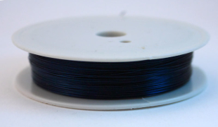 Проволока для бисера металл DG-025 d 0,25мм 10 м №07 темно- бирюзовый