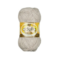 Пряжа ADELIA " CASUAL" 72% хлопок, 28% акрил 10 * 50г 130 м №03 серо- бежевый. Цена за упаковку 10 шт