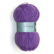 Пряжа Пехорская ПТ " Бисерная" 100% акрил 100 г 450 м №567 т. фиалка. Цена за упаковку 5 шт