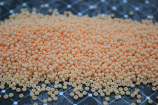 Бисер Чехия круглый 10/0 500г 03184 оранжевый