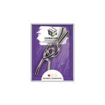 " DELFBRICK" DLM- 05 Головоломка металлическая " Петельки" 2 элемент. 