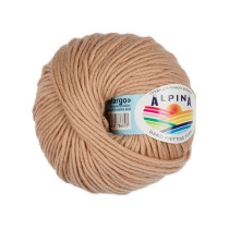 Пряжа ALPINA " MARGO" 100% мериносовая шерсть 10 * 50г 75 м №04 бежевый. Цена за упаковку 10 шт