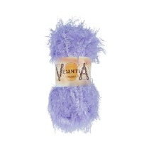 Пряжа VISANTIA " KUZU" 70% полиэстер, 30% нейлон 5 * 100 г 55 м №11 св. фиолетовый. Цена за упаковку 5 шт