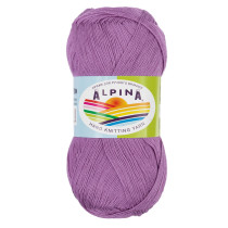 Пряжа ALPINA " VIVEN" 100% бамбук 10 * 50г 405 м №25 сиреневый. Цена за упаковку 10 шт
