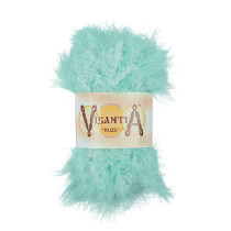 Пряжа VISANTIA " KUZU" 70% полиэстер, 30% нейлон 5 * 100 г 55 м №09 св. мятный. Цена за упаковку 5 шт