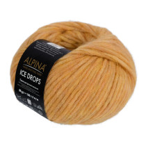 Пряжа ALPINA " ICE DROPS" 58% альпака, 14% шерсть, 28% полиамид 50 г 150 м №15 горчичный. Цена за упаковку 10 шт