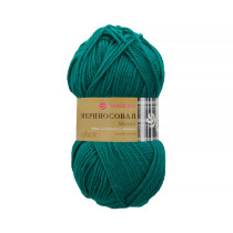 Пряжа Пехорская ПТ " Мериносовая" 50% мериносовая шерсть, 50% акрил 100 г 200 м №335 изумруд. Цена за упаковку 10 шт