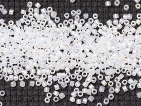 Бисер Япония MIYUKI Delica цилиндр 11/0 50 г DB-0222 опал радуга