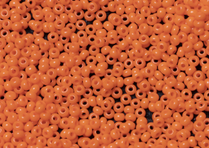 Бисер Чехия круглый 10/0 500г 93140 ярко-оранжевый