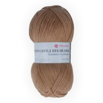 Пряжа Пехорская ПТ " Кроссбред Бразилии" 50% мериносовая шерсть, 50% акрил 100 г 500 м №431 бежевый меланж. Цена за упаковку 5 шт