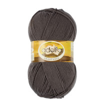 Пряжа ADELIA " ANASTASIA" 100% акрил 5 * 100 г 330 м №14 т. серый. Цена за упаковку 5 шт