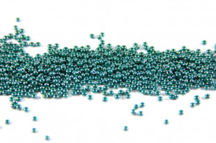 Бисер Чехия круглый 10/0 500г 58240 зелёный