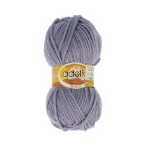 Пряжа ADELIA " RADA" 100% акрил 10 * 100 г 80 м №045 серый. Цена за упаковку 10 шт