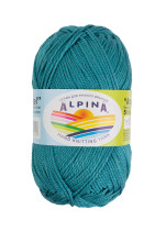 Пряжа ALPINA "ANABEL" 100% мерсеризованный хлопок 10 * 50г 120 м №081 сине-серый. Цена за упаковку 10 шт