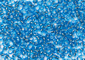 Бисер Чехия круглый 10/0 50г 67150 светло-синий