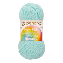 Пряжа Пехорская ПТ " Детская новинка" 100% высокообъемный акрил 50 г 200 м №073 айсберг. Цена за упаковку 10 шт