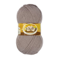 Пряжа ADELIA " ANASTASIA" 100% акрил 5 * 100 г 330 м №13 св. серый. Цена за упаковку 5 шт
