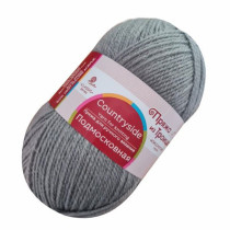 Пряжа из Троицка " Подмосковная" 50% шерсть, 50% акрил 10 * 100 г 250 м №059 мышонок. Цена за упаковку 10 шт