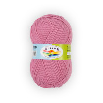 Пряжа ALPINA " VERA" 55% акрил, 45% хлопок 5 * 100 г 280 м №44 розовый. Цена за упаковку 5 шт
