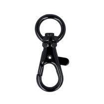 Фурнитура сумочная металл "Gamma" GH 102/12/10 Карабин 12 мм №06 под черный никель 10 шт