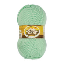Пряжа ADELIA " ANASTASIA" 100% акрил 5 * 100 г 330 м №21 св. зеленый. Цена за упаковку 5 шт