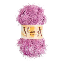 Пряжа VISANTIA " TRAFKA" 100% полиэстер 5 * 100 г 150 м №0012 т. розовый. Цена за упаковку 5 шт