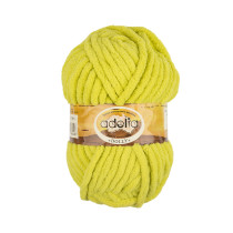 Пряжа ADELIA " DOLLY" 100% полиэстер 5 * 100 г 40 м №30 желто- зеленый. Цена за упаковку 5 шт