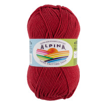 Пряжа ALPINA " MISTY" 70% хлопок, 30% шерсть 10 * 50г 105 м №10 красный. Цена за упаковку 10 шт