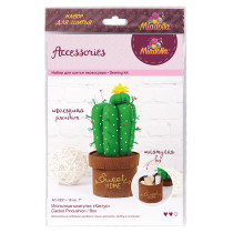 Набор для шитья " Miadolla" AC- 0251 Игольница- шкатулка " Кактус" 