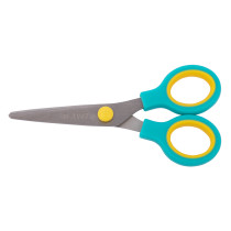 " Лео" Ножницы школьные с прорезиненными ручками LLSE- 02 133 мм . 