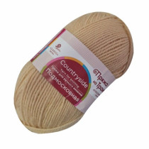 Пряжа из Троицка " Подмосковная" 50% шерсть, 50% акрил 10 * 100 г 250 м №279 шампанское. Цена за упаковку 10 шт