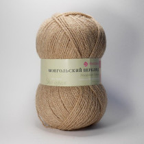 Пряжа Пехорская ПТ " Монгольский верблюд" 50% верблюжья шерсть, 50% акрил 100 г 300 м №043 суровый лен. Цена за упаковку 10 шт