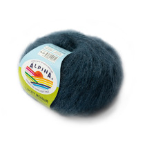 Пряжа ALPINA " LUCKY MOHAIR" 60% кид мохер, 40% акрил 10 * 50г 150 м №09 джинсовый. Цена за упаковку 10 шт