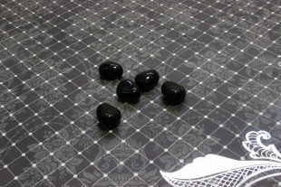 Бусина Чехия PRECIOSA под жемчуг фигурн. 131- 50- 021 16 x 14 мм черный (black) - 5 бусин