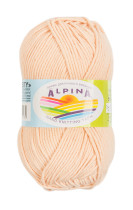 Пряжа ALPINA " MISTY" 70% хлопок, 30% шерсть 10 * 50г 105 м №11 персиковый. Цена за упаковку 10 шт