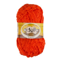 Пряжа ADELIA " NAOMI" 100% акрил 5 * 100 г 24 м №17 оранжевый. Цена за упаковку 5 шт